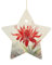 Weihnachtsstern-Ornament, orientalische Blumen, Weihnachtsbaumschmuck, Stern, Keramik-Baumschmuck für Feiertagsdekoration, Weihnachtsschmuck
