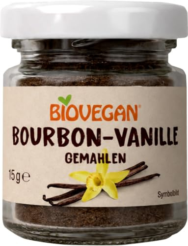 Bourbon-Vanille im Glas, gemahlen, Bio 12 x 15 g