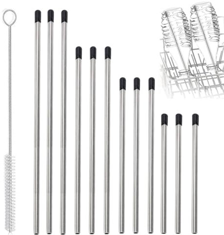 mengger Weinglashalter Spülmaschine Glashalter Geschirrspüler weinglashalterung Einstellen Silikon Weinglas Geschirrspüler Becherhalter Safer Stemware Saver (13, silbrig)