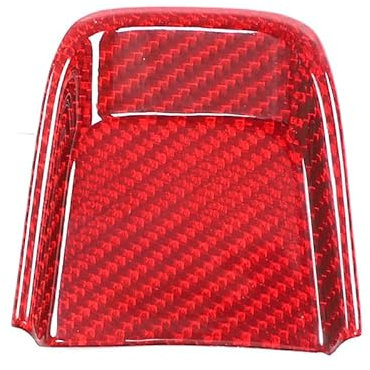 Adesivo per volante auto, adatto per Fiat 595 2022, per interni al volante dell'auto, per Fiat 595 accessori (rosso)