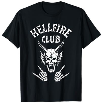 Stranger Things Hellfire Club Bones T-Shirt