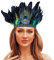 Nadunje 1920s Stirnband Feder Damen Pfau Feder Haarspange Kinder Indische Feder Stirnband Pfau Kopfschmuck Pfau Haarreif Zubehör Retro Haarschmuck Karneval Party Flapper Haar Reifen 20er Jahre Kostüm