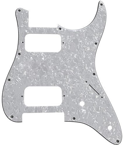 Für Tom Anderson Drop Top Classic HH Style Gitarre Pickguard Parts (4-lagig, White Pearl)