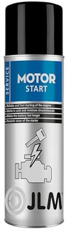 JLM Starthilfe-Spray 300 ml – Motorstart-Spray für Benzin- & Dieselmotoren – Startpilot für Pkw, LKW, Motorräder, Rasenmäher & Maschinen – Schnelle Kaltstarthilfe bei Frost & Feuchtigkeit – J04250