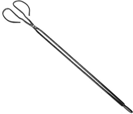 Zerodeko Robuste Grillzange Aus Metall Grillklammer Zum Kochen Im Freien 60 Cm Große Grillscherenzange