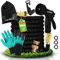 Manguera Jardin 15 metros con 10 Funciones de Riego, Manguera Extensible con Conectores 3/4 y 1/2, 2 Guantes Incluidos, Manguera de Alta Resistencia Ligera y Duradera, Color Negro Verdiflux