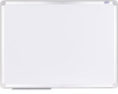 Magnettafel AVELI 90x60 cm – Weißes Whiteboard mit Aluminiumrahmen & Ablageschale – magnetisch & beschreibbar – Wandmontage horizontal/vertikal – für Büro, Schule, Zuhause