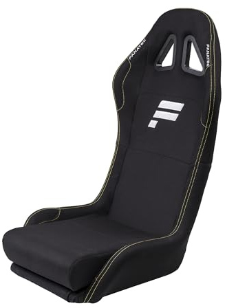 FANATEC Sim Racing CSL-Cockpit-Sitz – Leicht und Langlebig, Für das CSL-Cockpit Entwickelt, Atmungsaktives Gepolstertes Gewebe – Schwarz
