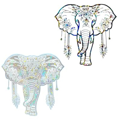 Elefanten-Silikonform, holografische Wandkunst-Dekoration für Bastelarbeiten, Schmuckherstellung, Heimdekoration, wiederverwendbares, flexibles Bastelwerkzeug
