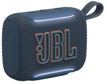 JBL Go 5, Altoparlante Bluetooth Ultraportatile, Impermeabile, Blu | Potente JBL Pro Sound, AirTouch Pairing, Auracast, Illuminazione Ambient Edge, Bluetooth 6.0 e fino a 10 Ore di Autonomia