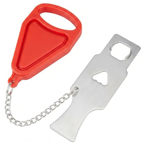 NiceNaiils Loquet Porte, Verrou Porte Coulissante, Fermeture Porte, Securite Porte d'Entrée, Door Lock, pour Les Hôtels de Voyage Family Apartments
