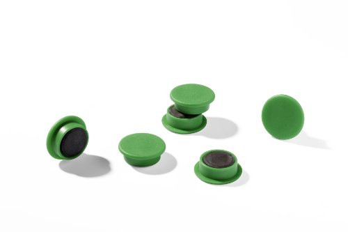 Durable Magnete (32 mm, 720p) 4 Stück grün, für Pinnwand, Kühlschrank & Co., 470305