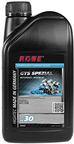ROWE Hightec GTS Spezial SAE 30-1 Liter Einbereich PKW-Motoröl mineralisch | Made in Germany