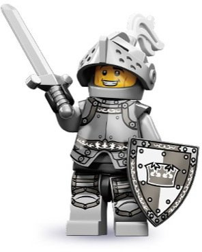 LEGO Minifigures Series 9 Knight (opened packet)