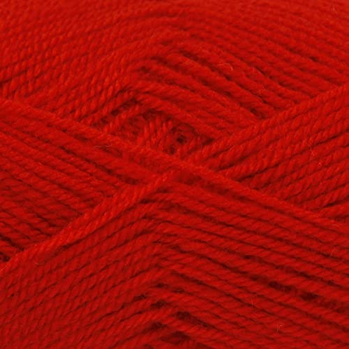 King Cole Dollymix DK Yarn | 25g Ball | Premium Acrylic Double Knitting Wool for Toy Making, Amigurumi and Colourful Crafts (9 Red)