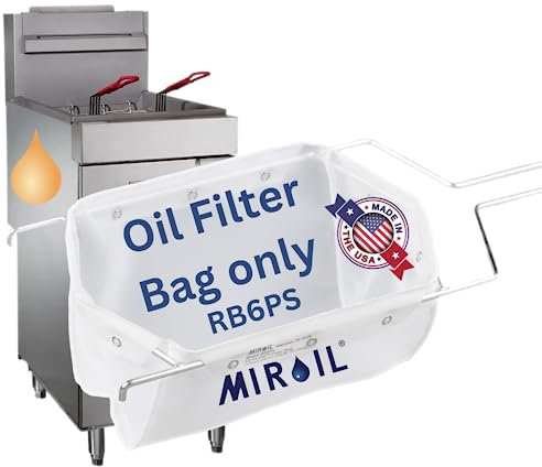 Miroil RB6PS Part 12852 EZ Flow Fryer Filter Bag, No Frame Included