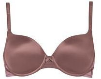 Triumph Cotton-Feel Sensation WHP Underwired Padded Half Cup Bra Red 36D
