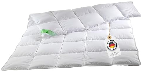 PROCAVE Micro-AloeVera Sommerdecke 200x220cm mit AloeVera-Veredelung | Microfaser | Aloe Vera | Steppdecke | Bettdecke | Einziehdecke | Sommer Steppbett | Leicht-Steppbett | Soft Touch