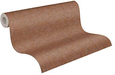 A.S. Création Vliestapete Best of Vlies Unitapete einfarbig 10,05 m x 0,53 m braun 361531 36153-1
