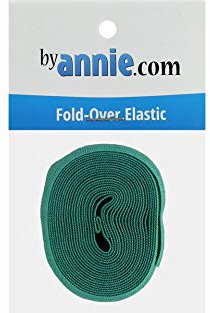 By Annie SUP211-2-TRQ Elastikband, 1,9 cm x 0,7 m, Türkis