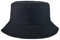 Deolven Fischerhüte,Fischer Hut Baumwolle & Polyester Becken Kappe Fischerhut Bucket Hat Sonnenhut Fishermütze für Kinder Junge Madchen Unisex Camping Wandern Angeln Jagd 52-54CM Schwarz