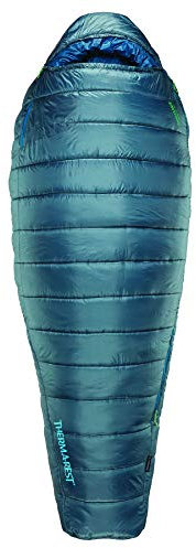 Therm-a-Rest Unisex – Erwachsene Saros Synthetic Mummy Sleeping Bag Synthetischer Mumienschlafsack, Stargazer, Regular, 0-Degree
