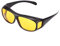 No Name Ltd Nachtfahrbrille / HD-Nachtsichtbrille für Männer / Praktische Autofahrbrille mit UV-Schutz und Seitenschutz