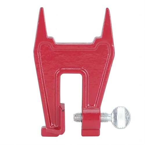 VIFER Chainsaw Stump Vise Portable Chain Saw Filing Vise Chainsaw Universal Sharpener Metal Sharpening Tool Guide Bar Clamp for Sharpening Saw Chain, Red