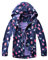 YoungSoul Coupe Vent Imperméable Fille - Manteaux Mi Saison Enfant Imprimé - Blouson Capuche Pluie Marine 5-6 ans/Taille 120