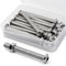 (10 Ensemble) M8 x 60mm 304 acier inoxydable Bouton vis à tête hexagonale et écrous