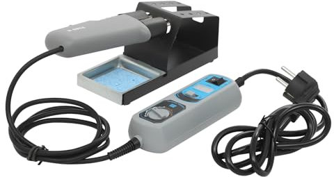 938D Lötstation LED Digitalanzeige 120W Tragbares Lötkolben Set Heißluft Lötstation Paralleles elektrisches Pinzettendesign 200~480°C SMD Lötkolben Lötstation