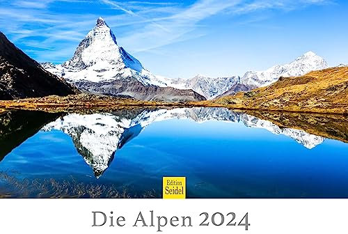 Edition Seidel Premium Kalender Die Alpen 2024 Format DIN A3 Wandkalender Europa Natur Berge Deutschland Österreich Italien Frankreich