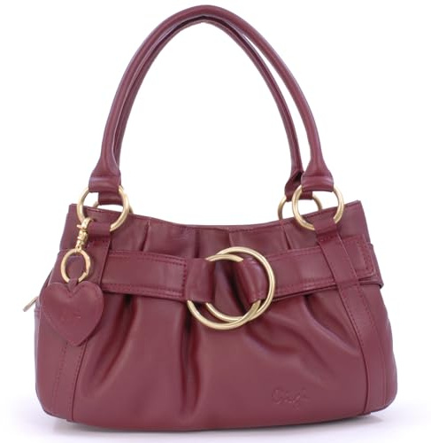 Gigi - Leder - Damenhandtasche/Schultertasche - OTHELLO 4466 - Burgund