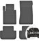 moto-MOLTICO Gummimatten Auto, 4-teiliges Set, Allwetter Gummi Fußmatten mit Rand, Antirutsch & Wasserfest Autoteppiche - passend für BMW 3-Series E30 1982-1994