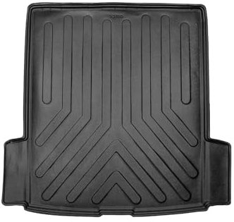 Trimak Passgenau 3D Kofferraumwanne Kompatibel mit Porsche Taycan 2019-2024 Kofferraummatte Schutzmatte Auto Zubehör Antirutschmatte Kantenschutz Kofferraumwann TPE Gummi Dauerhaft Schwarz