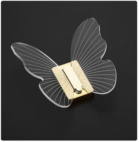 SUTUWANG Crochet mural Transparent en acrylique, accessoires de salle de bains, crochet à serviettes, porte-manteau doré, 1 pièces