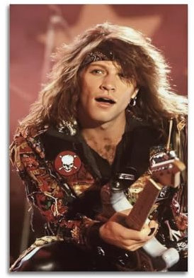 TESUXYEHH Poster Joan Bon Jovi, dekoratives Gemälde, Leinwand, Wandposter und Kunstdruck, modernes Familienschlafzimmer, Dekoration, Poster, 20 x 30 cm