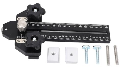 Thin Rip Jig Table Saw Jig Guide, Woodworking Tools for Making Repetitive Narrow Strips Cuts, Fast Ripping Guide for T Slot Table Saw Router Table Band Saw Cutting