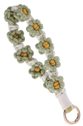 Schlüsselanhänger Band Makramee Schlüsselband, Makramee Schlüsselanhänger, Kurz Schlüssel anhänger Mädchen Geschenk, Handgelenk Schlüsselanhänger, Boho Lanyard für Frauen