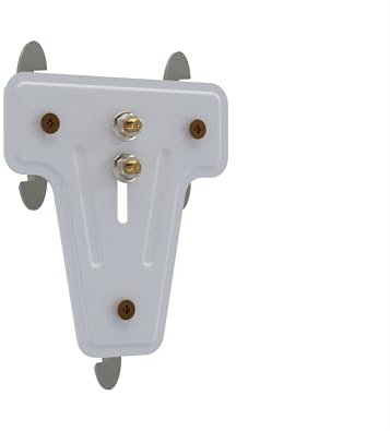 Bullfix Heavy Duty Radiator Support Bracket Kit with Heavy Duty Plasterboard Fixings - Secure Column & Designer Radiator Mounting Brackets for Vertical/Horizontal Installation, 4 Pack, White