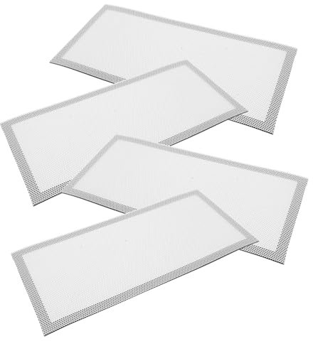 ANDRESLAD 4pcs Ceiling Vent Covers Magnetic Mesh Air Vent Screen Fine Wire Mesh Home Blocker Easy to Clean Modern Design for Radiator