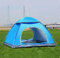 Generisch Outdoorzelt 3-4 Personen Campingzelt Wurfzelt Zelt grün orange 200x200 cm Neu (Blau)