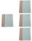 Lurrose 4 Sätze Plattenherstellung Transferpapier Kopierpapier Transparentpapier Transparentpapier Graphit Transferpapier Gelbes Papierband Transferpapier Transferkopierpapier 50 Blatt*4