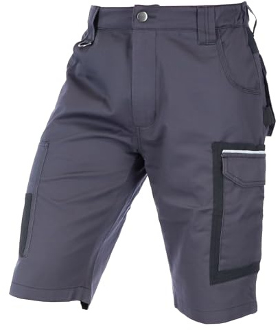 ELIWORX Arbeitsshorts Herren – Kurze Arbeitshose mit Stretch & Werkzeugtaschen – für Handwerk, Heimwerker & BAU – Kurze Herrenshorts für Sommer & Werkstatt – robust & bequem