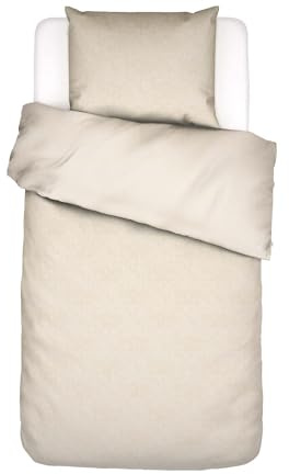 ESSENZA Bettwäsche Felipa Oyster, 135x200 cm + 1x 80x80 cm - 100% Bambus 300TC - Jacquard