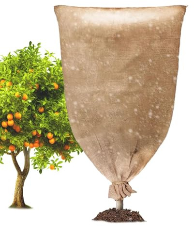 Jute Für Pflanzen Im Winter Wiederverwendbarer Frostschutz-Sack Stoffhülle