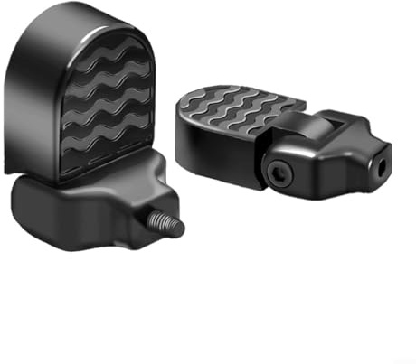 Pédales arrière pliables pour VTT et vélo électrique, repose-pieds antidérapants avec installation facile, compatibles avec les modèles de porte-bagages arrière ou de siège, pour les trajets et les