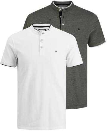 JACK & JONES Polo Plain Shirt Collar Polo