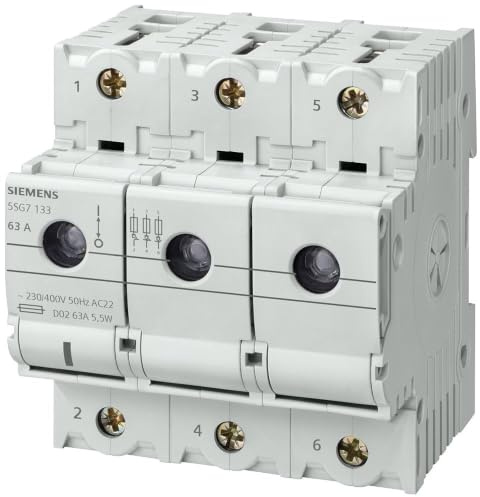 Siemens SENTRON Taster secciónador MINIZED-Sicherung Neozed Sicherung 25 A D02