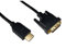 Alida Systems ® 3m Câble HDMI vers DVI - Qualité Pro (100% Cuivre sans Oxygène OFC) ~ 1080p (Full HD) ~ v1.3 ~ Vidéo ~ DVI-D (Double Lien) 24 + 1 Broches ~ 24k Plaqué Or
